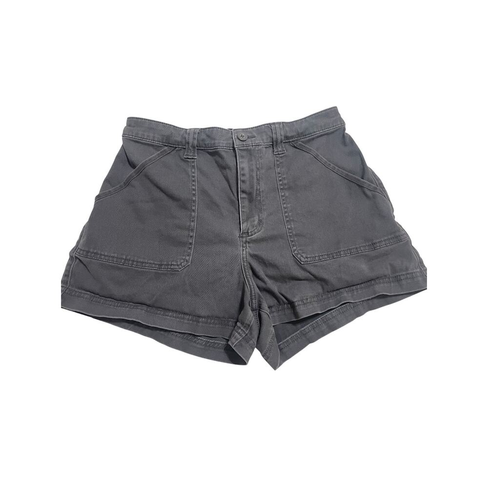 Hollister Ultra High-Rise Mom Shorts 3” Inseam Gray Size Medium